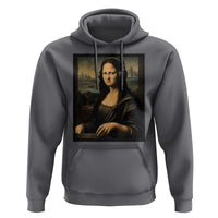 Funny Mona Lisa Bass Face Hoodie Vintage DJ Producer Music Lover Gift