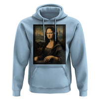 Funny Mona Lisa Bass Face Hoodie Vintage DJ Producer Music Lover Gift