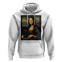 Funny Mona Lisa Bass Face Hoodie Vintage DJ Producer Music Lover Gift