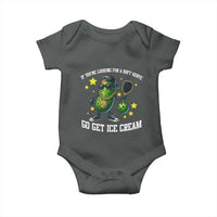Funny Pickle Playing Pickleball Baby Onesie If You Want Soft Serve Eat Ice Cream - Wonder Print Shop