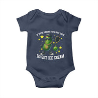 Funny Pickle Playing Pickleball Baby Onesie If You Want Soft Serve Eat Ice Cream - Wonder Print Shop