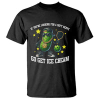 Funny Pickle Playing Pickleball T Shirt If You Want Soft Serve Eat Ice Cream - Wonder Print Shop