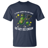 Funny Pickle Playing Pickleball T Shirt If You Want Soft Serve Eat Ice Cream - Wonder Print Shop