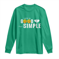 Life Is Good Keep It Simple Long Sleeve Shirt Pickleball Lover - Wonder Print Shop