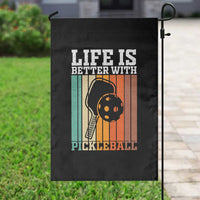 Life Is Better With Pickleball Garden Flag Funny Dink Saying - Wonder Print Shop