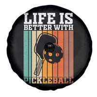 Life Is Better With Pickleball Spare Tire Cover Funny Dink Saying - Wonder Print Shop