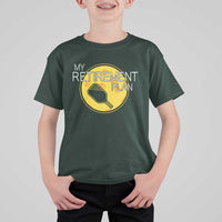 Funny Retirement Plan T Shirt For Kid Pickleball Gift For Lovers - Wonder Print Shop