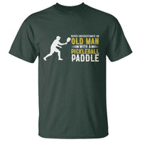 Funny Pickleball Lover T Shirt Never Underestimate Old Man - Wonder Print Shop