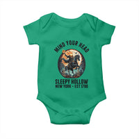 Headless Horseman Baby Onesie Mind Your Head Haunted Gift - Wonder Print Shop