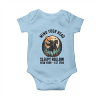 Headless Horseman Baby Onesie Mind Your Head Haunted Gift - Wonder Print Shop