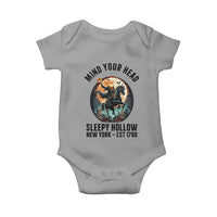 Headless Horseman Baby Onesie Mind Your Head Haunted Gift - Wonder Print Shop