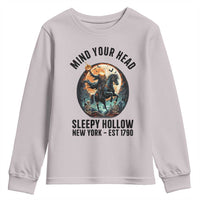Headless Horseman Youth Sweatshirt Mind Your Head Haunted Gift - Wonder Print Shop