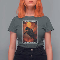 Headless Horseman T Shirt For Women Where Is My Head Gothic Tarot Gift - Wonder Print Shop
