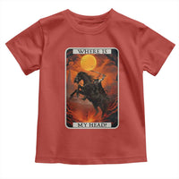 Headless Horseman Toddler T Shirt Where Is My Head Gothic Tarot Gift - Wonder Print Shop