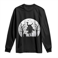 Headless Horseman Long Sleeve Shirt Gothic Horror Halloween Gift - Wonder Print Shop