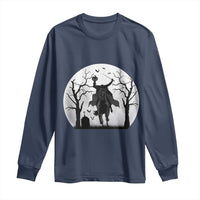 Headless Horseman Long Sleeve Shirt Gothic Horror Halloween Gift - Wonder Print Shop