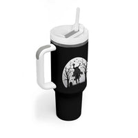 Headless Horseman Tumbler With Handle Gothic Horror Halloween Gift