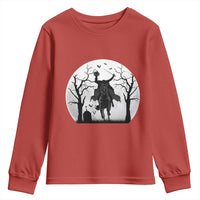 Headless Horseman Youth Sweatshirt Gothic Horror Halloween Gift - Wonder Print Shop