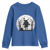 Headless Horseman Youth Sweatshirt Gothic Horror Halloween Gift - Wonder Print Shop