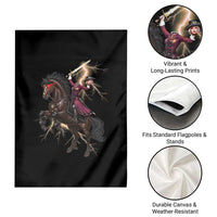 Dullahan Headless Horsewoman Garden Flag Gothic Monster Girl Gift - Wonder Print Shop