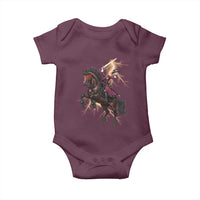 Dullahan Headless Horsewoman Baby Onesie Gothic Monster Girl Gift - Wonder Print Shop