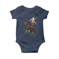 Dullahan Headless Horsewoman Baby Onesie Gothic Monster Girl Gift - Wonder Print Shop