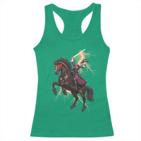 Dullahan Headless Horsewoman Racerback Tank Top Gothic Monster Girl Gift - Wonder Print Shop