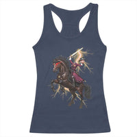 Dullahan Headless Horsewoman Racerback Tank Top Gothic Monster Girl Gift - Wonder Print Shop