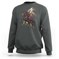 Dullahan Headless Horsewoman Sweatshirt Gothic Monster Girl Gift - Wonder Print Shop