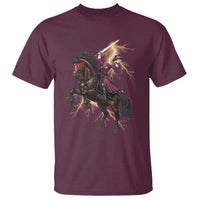 Dullahan Headless Horsewoman T Shirt Gothic Monster Girl Gift - Wonder Print Shop