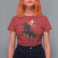 Dullahan Headless Horsewoman T Shirt For Women Gothic Monster Girl Gift - Wonder Print Shop