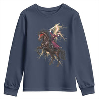 Dullahan Headless Horsewoman Youth Sweatshirt Gothic Monster Girl Gift - Wonder Print Shop