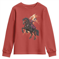 Dullahan Headless Horsewoman Youth Sweatshirt Gothic Monster Girl Gift - Wonder Print Shop