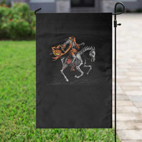 Spooky Skeleton Headless Cowboy Rider Gift Garden Flag - Wonder Print Shop