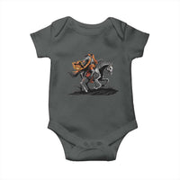 Spooky Skeleton Headless Cowboy Rider Gift Baby Onesie - Wonder Print Shop