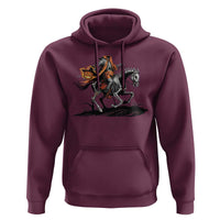 Spooky Skeleton Headless Cowboy Rider Gift Hoodie - Wonder Print Shop