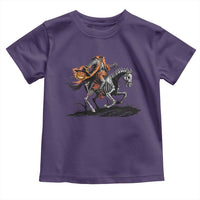 Spooky Skeleton Headless Cowboy Rider Gift Toddler T Shirt - Wonder Print Shop