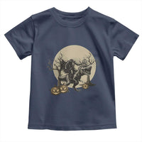 Funny Halloween Gift Toddler T Shirt Headless Horseman Riding A Dino - Wonder Print Shop