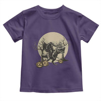 Funny Halloween Gift Toddler T Shirt Headless Horseman Riding A Dino - Wonder Print Shop