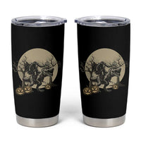 Funny Halloween Gift Tumbler Cup Headless Horseman Riding A Dino