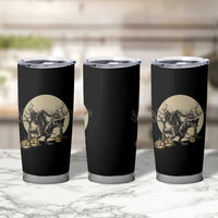 Funny Halloween Gift Tumbler Cup Headless Horseman Riding A Dino