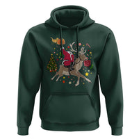 Funny Santa Headless Horseman Hoodie Christmas Halloween Gift - Wonder Print Shop