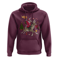 Funny Santa Headless Horseman Hoodie Christmas Halloween Gift - Wonder Print Shop