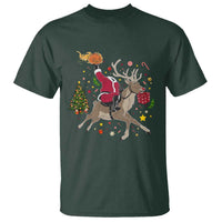 Funny Santa Headless Horseman T Shirt Christmas Halloween Gift - Wonder Print Shop