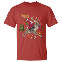 Funny Santa Headless Horseman T Shirt Christmas Halloween Gift - Wonder Print Shop