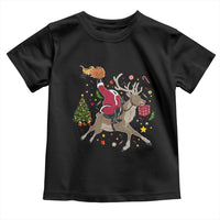 Funny Santa Headless Horseman Toddler T Shirt Christmas Halloween Gift - Wonder Print Shop