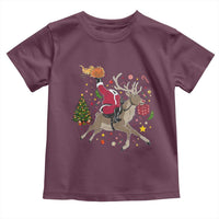 Funny Santa Headless Horseman Toddler T Shirt Christmas Halloween Gift - Wonder Print Shop