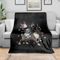 Funny Snowman Headless Horseman Throw Blanket Christmas Halloween Gift - Wonder Print Shop