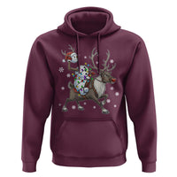 Funny Snowman Headless Horseman Hoodie Christmas Halloween Gift - Wonder Print Shop