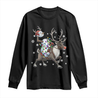 Funny Snowman Headless Horseman Long Sleeve Shirt Christmas Halloween Gift - Wonder Print Shop
